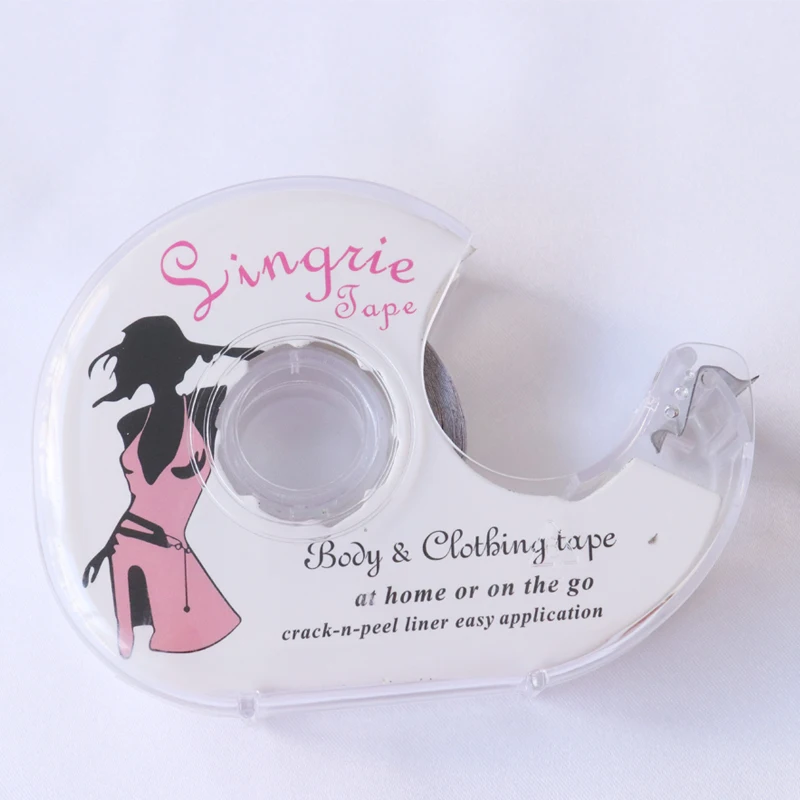 

Fashion tape 3 Meters Double Sided Adhesive Safe Lingerie Tape Body Clothing Clear Bra Strip Medical Waterproof Tape V-neck 2017