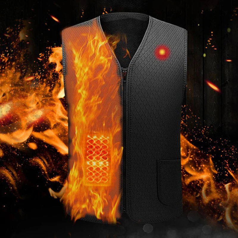 

Self Heating Vest Thermal Heated Vest Men Women Electric Usb Heated Jacket Clothing Hunting Vest Waistcoat Winter Heating Jacket