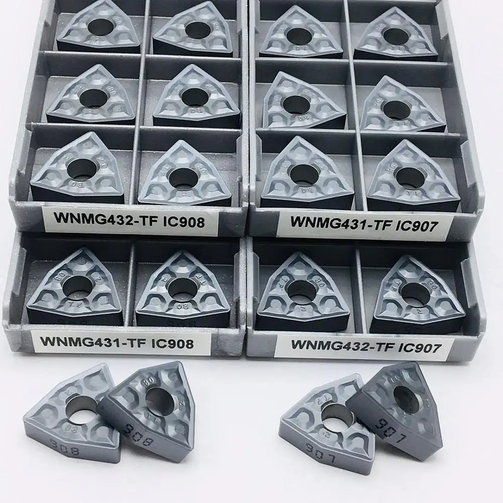 WNMG080404 TF WNMG080408 IC907/908 внешняя фреза WNMG 080408 токарный резак инструмент токарная