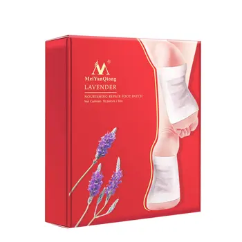 

10 Sticks / Bag Lavender Foot Pastes Foot Patch Detox Humidity Improve Sleep Quality Slimming Foot Adhesive Health Foot Sticker