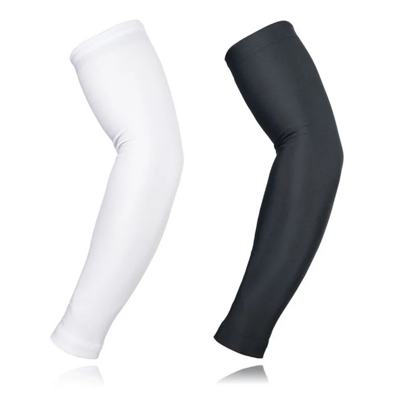 1Pcs Breathable Quick Dry UV Protection Running Arm Sleeves Basketball Elbow Pad Fitness Armguards Sports Cycling Arm Warmers sun protection arm sleeves arm sleeves cooling arm sleeves