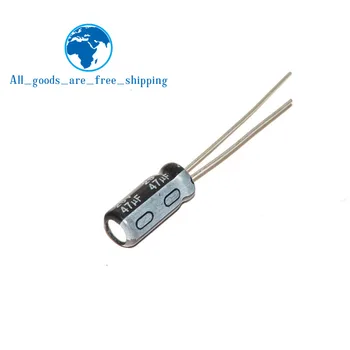 

50PCS Higt quality 25V47UF 5*7mm 47UF 25V 5*7 Electrolytic capacitor