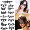 19Style Sexy Mask Blinder Blindfold Erotic Fetish Bdsm Slave Restraint Adult Game Sex Toy Product For Women Lady Black Lace Mask ► Photo 1/6