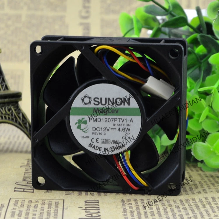 

Original NEW 7025 7 4 wires 7CM PMD1207PTV1-A Motor protection cooling Fan