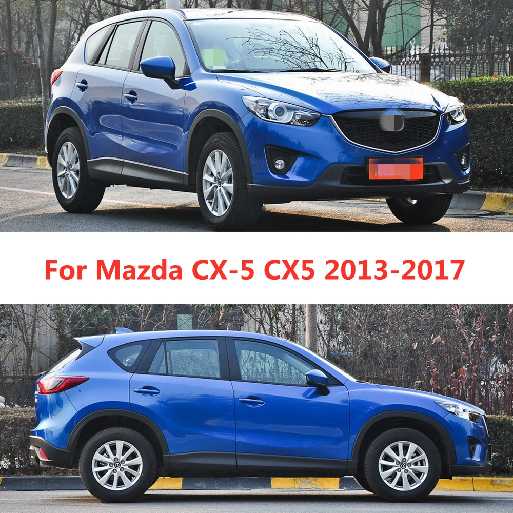 Car Window Wind Deflectors 4Pcs/Set Tinted Awning Shield Rain Sun Snow Shelters For Mazda CX-5 CX5 2013 2014 2015