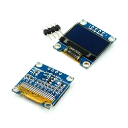 Módulo de tela lcd com tela oled, 0.96x32, polegadas, branco, amarelo, azul, duas cores, polegadas, módulos led para ardunio mega2560