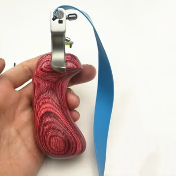 

Professional popular powerful slingshot stainless steel with flat rubber band for hunting outdoor hunting slingshot