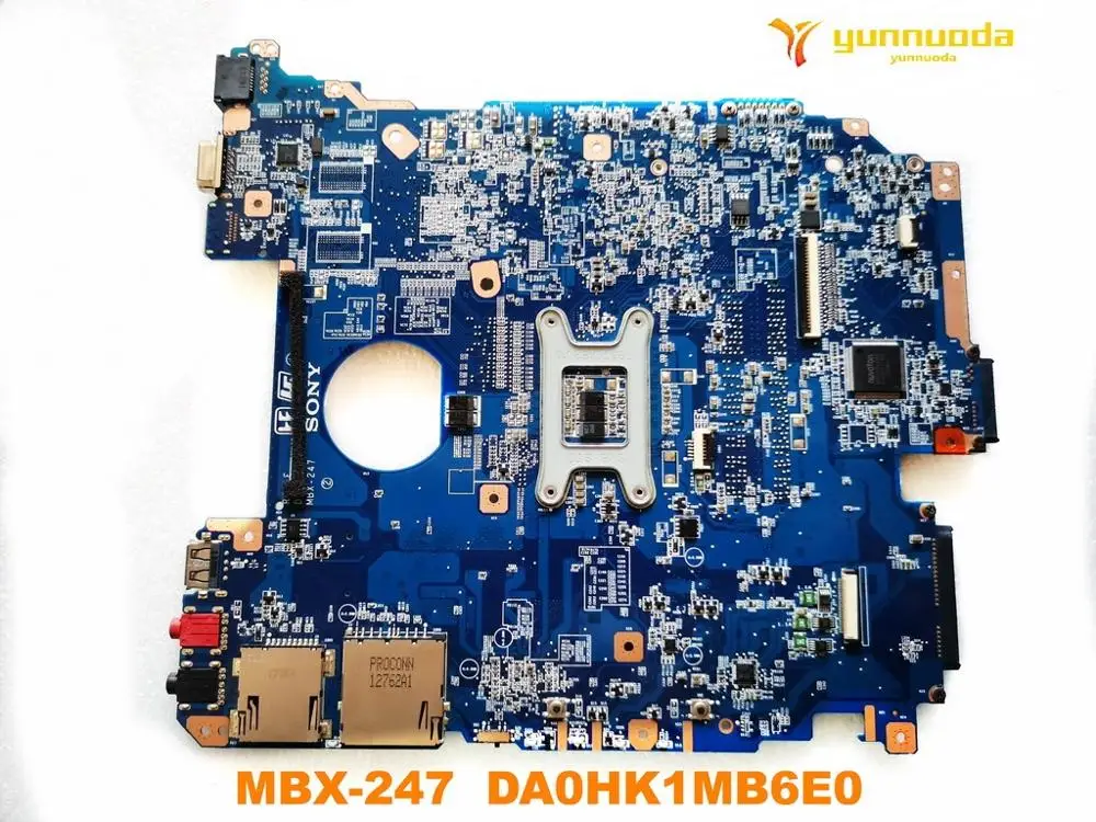 Оригинальная материнская плата для ноутбука SONY MBX-247 MBX-247 DA0HK1MB6E0 протестированная хорошая