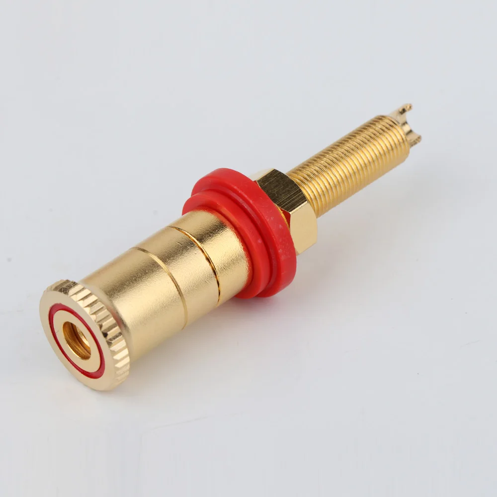 4pcs WBT Style Plated Gold Banana plug female