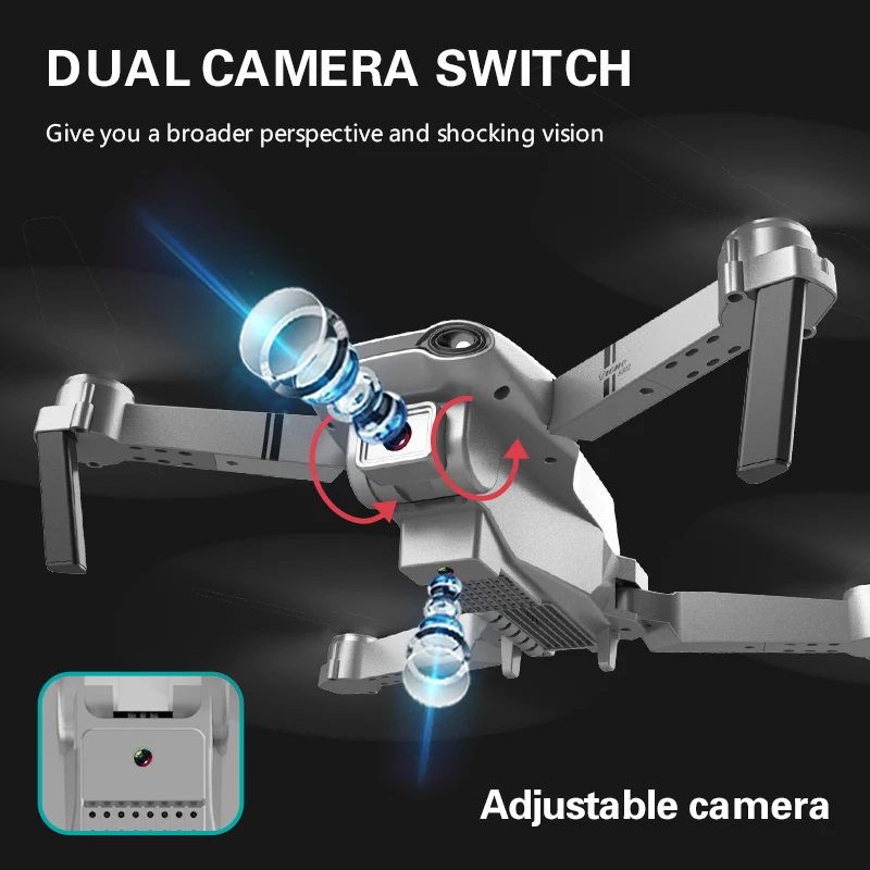 New S603 Mini drone 4K HD dual lens Mini drone WiFi 1080p real time transmission FPV drone follow me foldable RC quadrotor toy New S603 Mini drone 4K HD dual lens Mini drone WiFi 1080p real time transmission FPV drone follow me foldable RC quadrotor toy