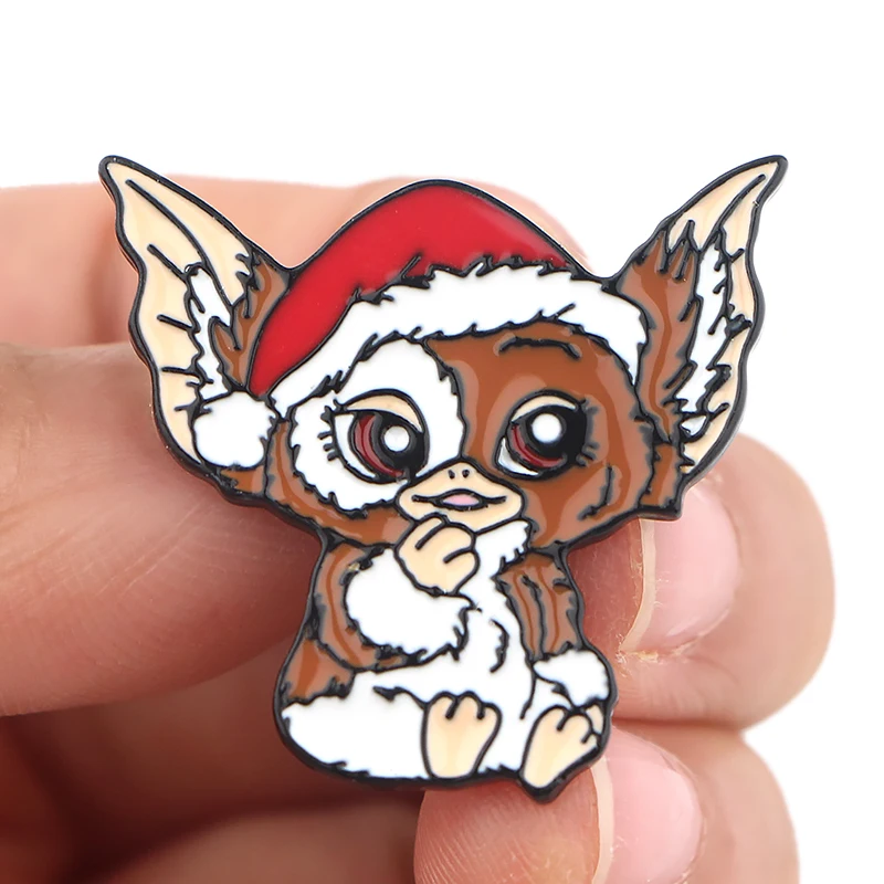 K1012 милые Gremlins металлические эмалированные булавки и броши с мультяшными персонажами для женщин и мужчин нагрудные булавки для рюкзака Сумки шляпы значки