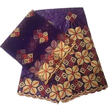 BEAUTIFICAL хлопок Riche фиолетовый Нигерия Базен кружевная ткань для платья Африканский швейный Базен ткань парча Tissu ML47B60