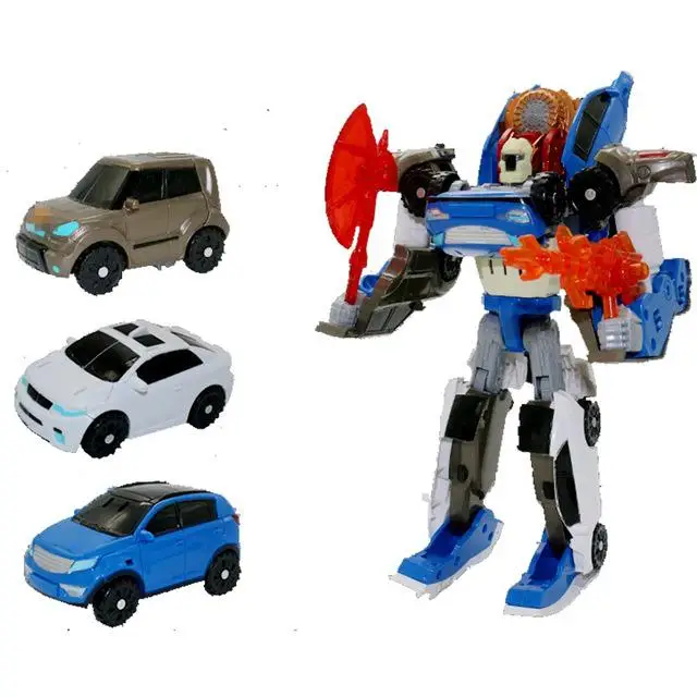 3 в 1 трансформация Tobot фигурка робота игрушка автомобиль игрушки для детей мультфильм анимационная Модель Набор Juguetes - Цвет: a