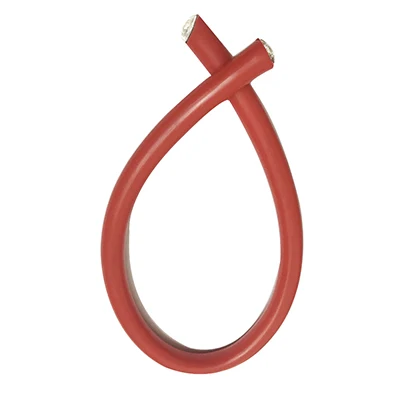 red 2AWG 35^ мм Калибр AWG силиконовый резиновый мягкий провод кабель теплостойкий мягкий силиконовый силикагель DIY провода кабель настроить клеммный провод - Цвет: red