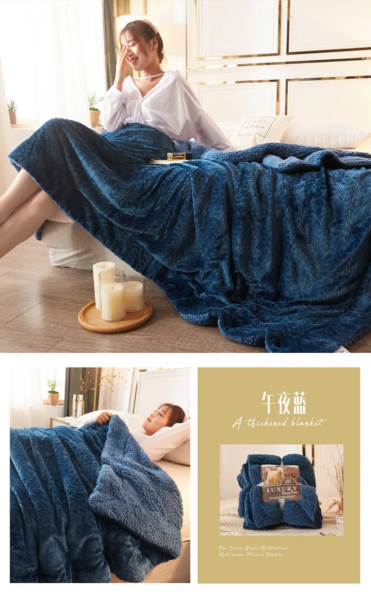 elegante fannel velo de lã cobertor decoração