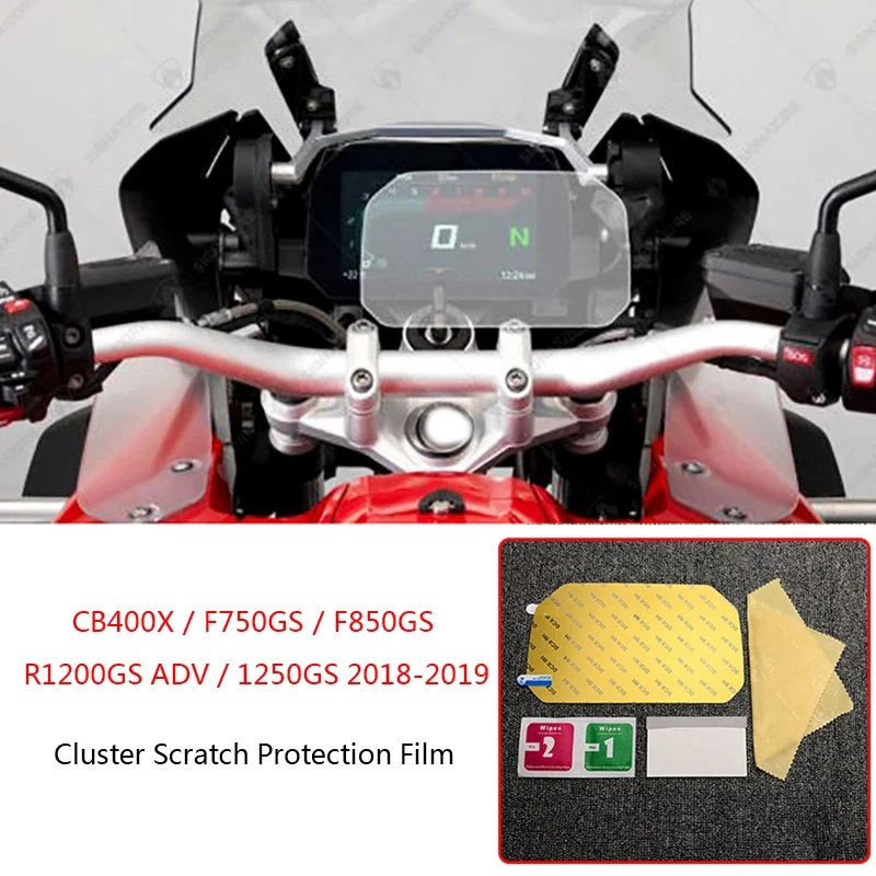 

For BMW R1200GS ADV Adventure F850GS F750GS CB400X R1250GS 2018 2019 Motorbike Cluster Scratch Protection Film Screen Protector