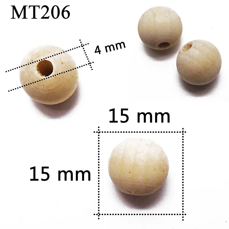 ZIEENE 5 шт 10 шт 15 шт 20 шт большие круглые Восьмиугольные деревянные бусины Natrual цвет пошив скрапбукинга поделки для дерева ручной работы кнопка - Цвет: MT206
