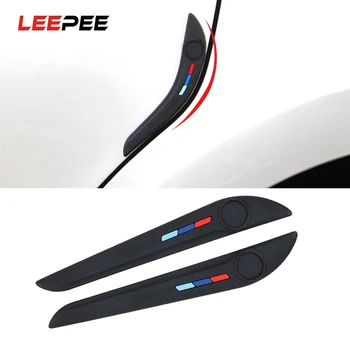 

LEEPEE Universal Scratch Sticker Bumper Rear View Mirror Anti-Collision Strip Car Door Side Edge Protector 2 Piece/set Styling