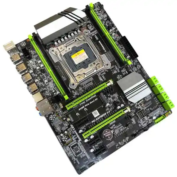 X99 Lga2011-3 Motherboard For Intel I7 E5 4-Channel Ddr4 2133/2400/2800 64G Ram,Nvme Ssd M.2,Sata3.0,Usb3.0,Pcie16X Slots