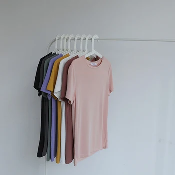 

2018 regular bottoming summer shirt fashions wear T-Shirts body repair small fresh thin and