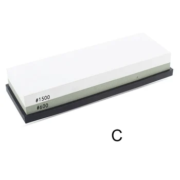

Whetstone Knife Sharpening Stone 2-Sided Knife Sharpener Set with Non-Slip Base Angle Guide LXY9
