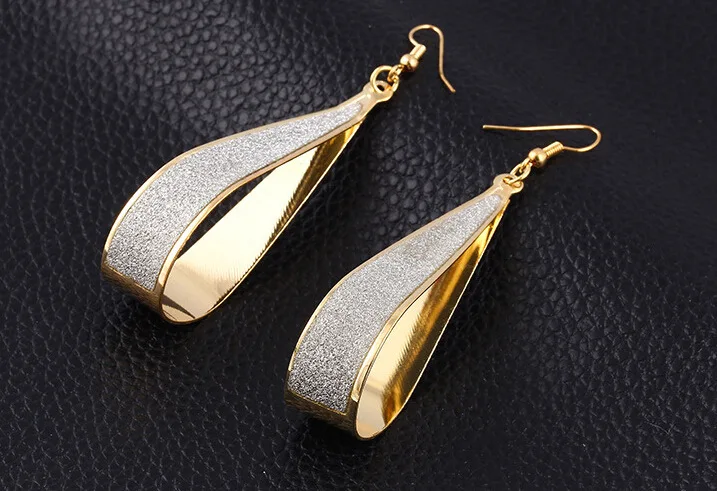 Aretes Pendientes Brinco Brincos серьги с кисточками Отдел большого клуба матового типа капли воды шпильки аксессуары оптом