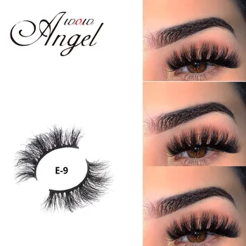 

Wowangel 10 pairs 3D Mink Lashes Natural False Eyelashes Dramatic Volume Fake Lashes Makeup Eyelash Extension Silk Eyelashes