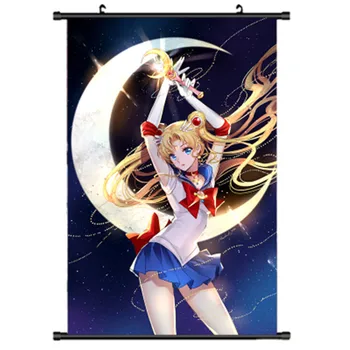 

90CM Sailor Moon Poster Hang Picture Wall Hangings Anime Around Scroll Painting Action Figure Dorm Room Wall Decorations X3890