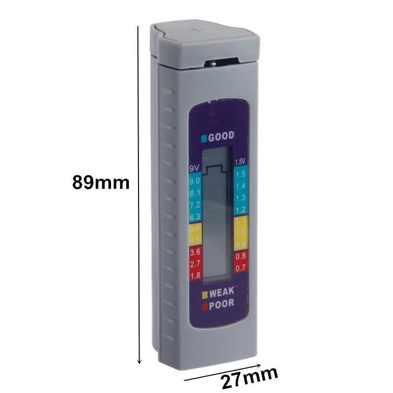 Тестер батареи Цифровой тестер емкости проверка для литиевой батареи AA/AAA/1,5 v 9v Тестер питания измерительный прибор тоже