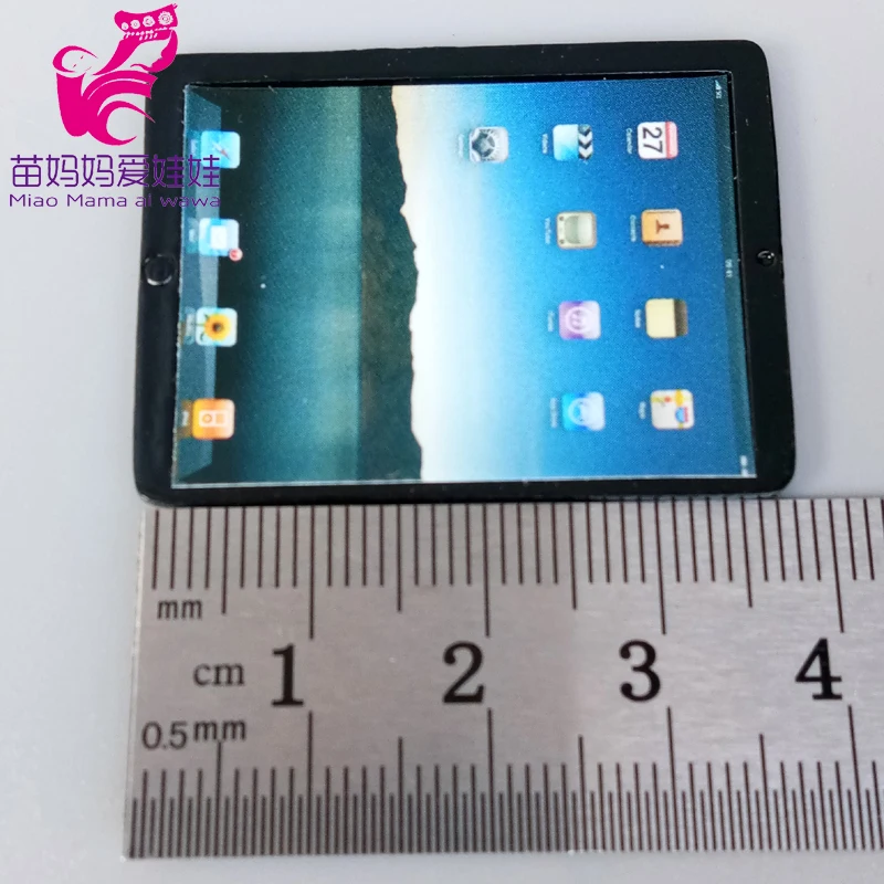 Mini Phone Mobile Laptop for 1/12 1/8 Bjd Doll Barbie 15 H1f120c99a0ca4a32b0373a975800d8c89