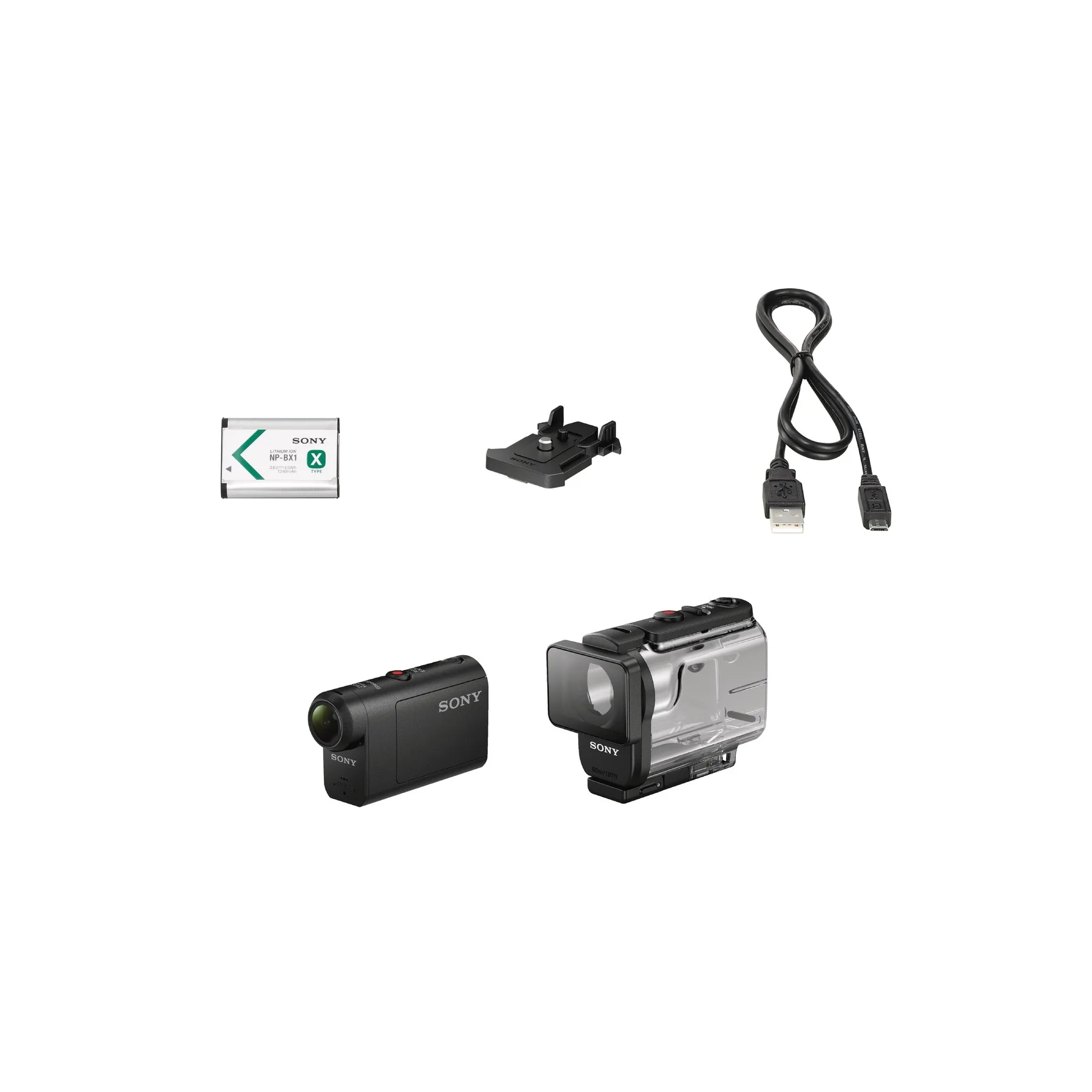 Экшн камера Sony HDR AS50 в комплекте с аквабоксом|Экшн-камеры| |