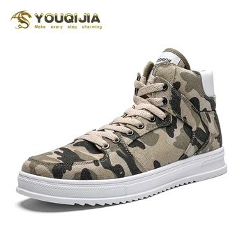 

Winter Shoes Men High-top Sneakers Comfortable Flat Shoes High-quality Fashion Shoes Boots Non-slip Men's Casual Shoes Camo