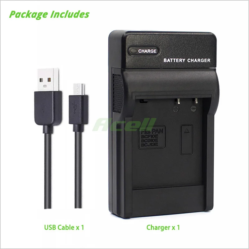 DMW BCF10E CGA S/106C S/106B USB зарядное устройство для Panasonic DMC FS9 FS10 FS11 FS12 FT2 FT3 FX40 FX48 FX60 FX70 FX580