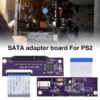 

SATA Adapter Board Durable Convenient Interface Network Adaptor Hard Disk Adapter for PS2