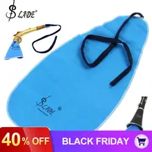 SLADE искусственная замша прочная ткань для чистки альт тенор флейта кларнет сопрано саксофон Саксофон Запчасти и аксессуары