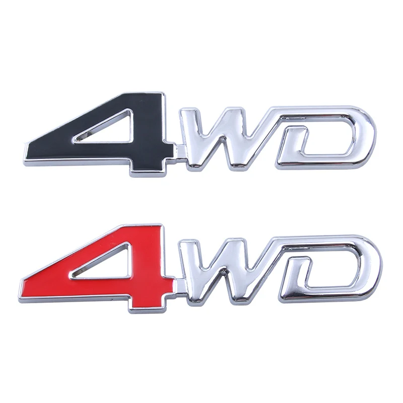 Автомобильный Стайлинг 3D хромированная металлическая наклейка 4WD эмблема 4х4