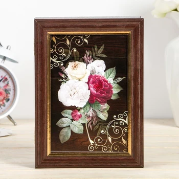 

Key holder "Bouquet of peonies" wenge 15x21 cm 4427730
