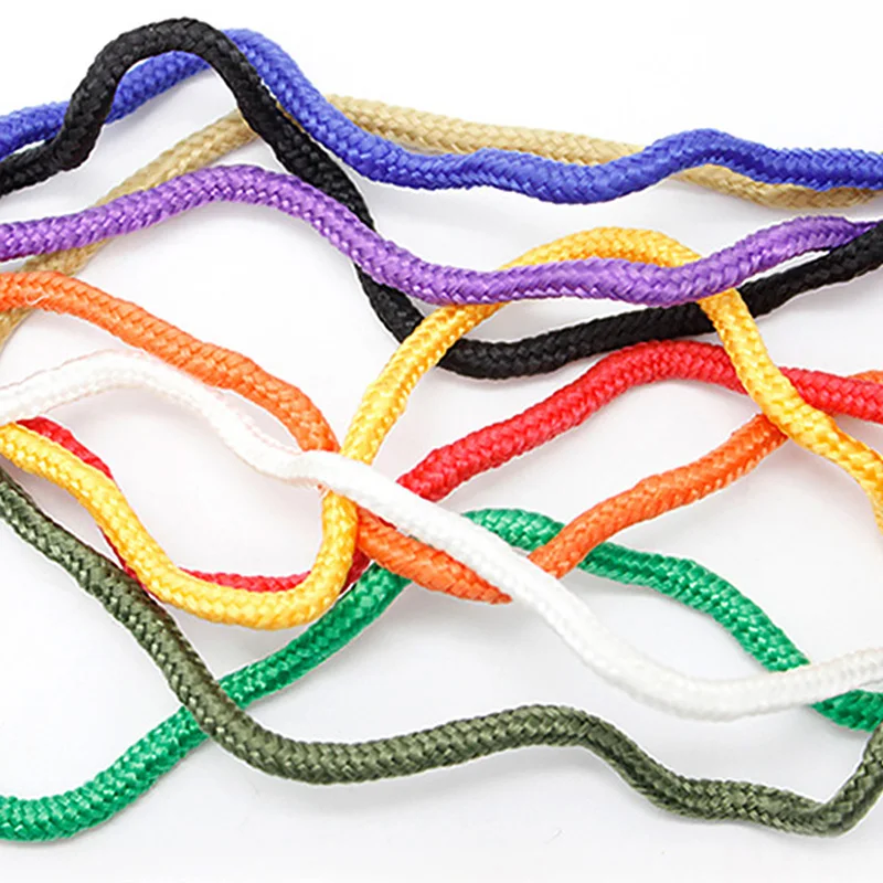 Nylon Rope 10M 8mm Braided Nylon Polypropylene Rope Strong PP Climbing Boat Yacht Sailing Pulley Clothes Line DIY Craft Decoration 10 Color