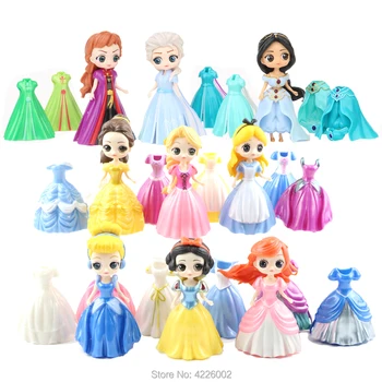 elsa and anna magiclip dolls