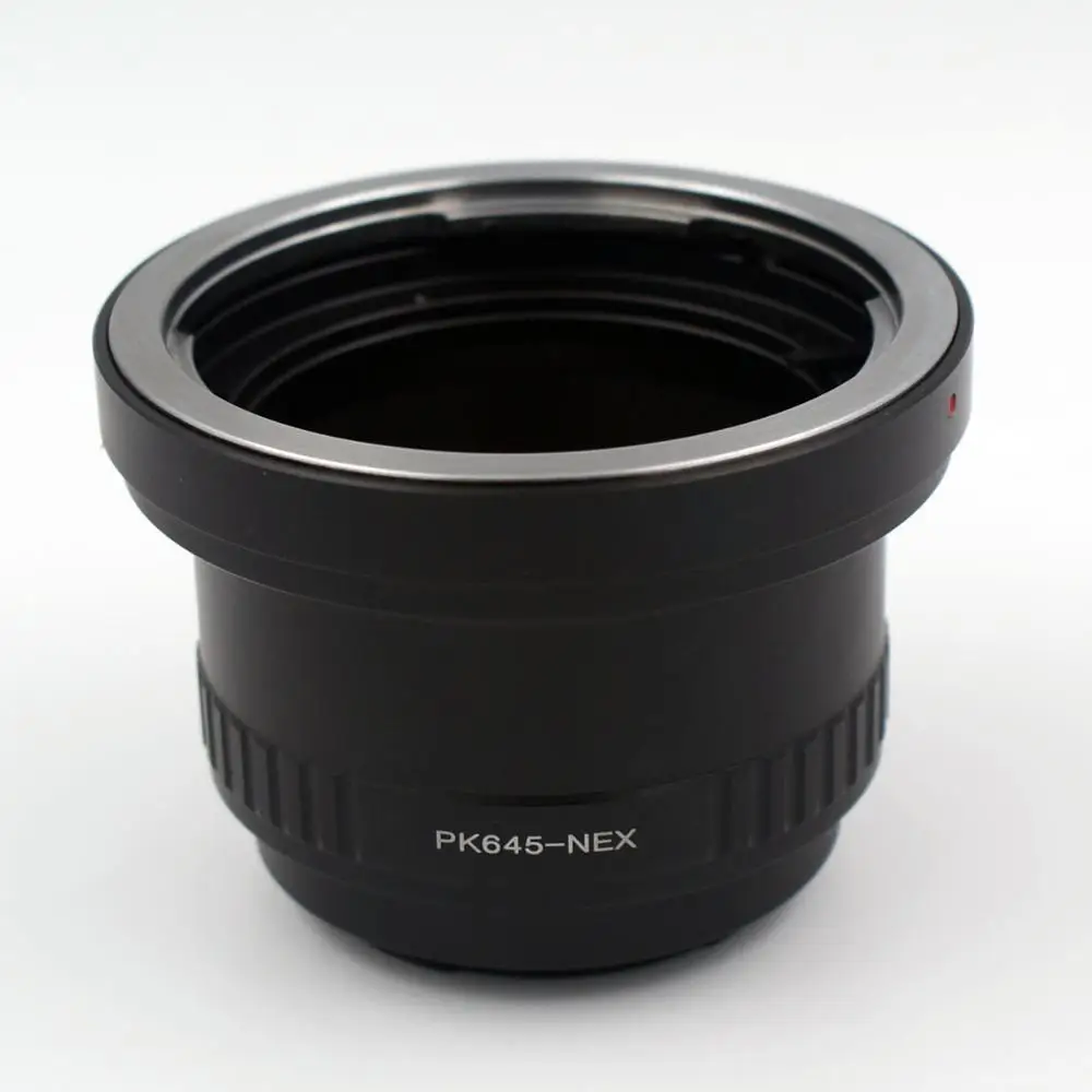 Переходник PK645-NEX для объектива Pentax 645 к креплению Sony E NEX-5R NEX-7 A7 A7S A7R A7II A6000 A6300 |