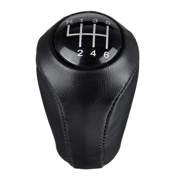 

6 Speed Leather Gear Shift Knob Shifter Lever for Mazda 3 BK BL/ 5 CR CW/ 6 II GH/ CX-7/ MX-5