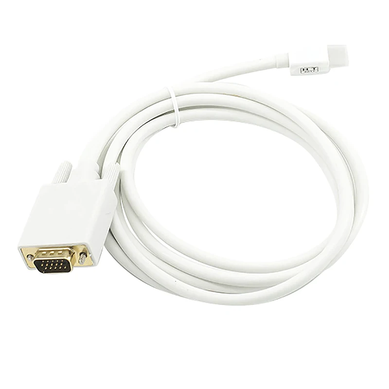 

Mini DisplayPort to VGA Cable(Mini DP to VGA Cable)1.8M Adapter Cable for PC Projector Laptop, Etc.