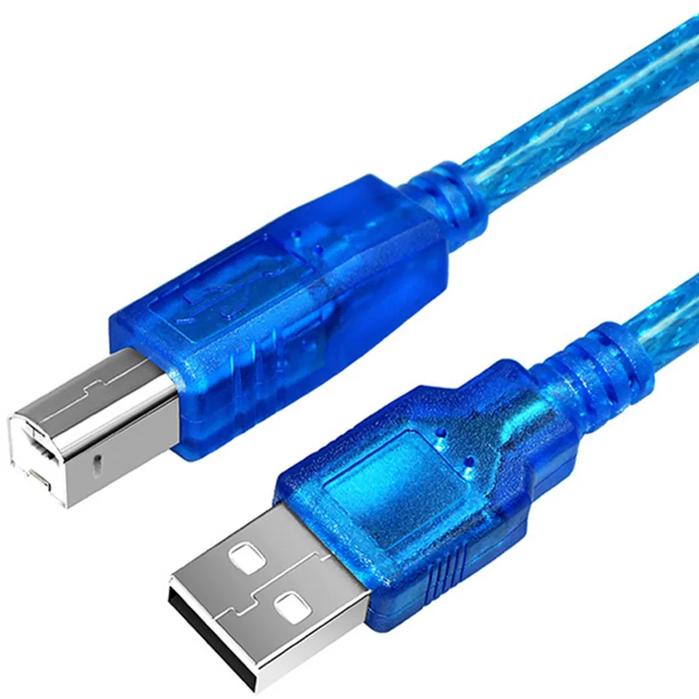 Высокоскоростной USB 2 0 кабель для принтера Canon Hp Epson Brother шнур 1 5 м 3 10 Удлинительный