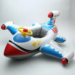 Inflatable Babyfloat Pool Ring Pool MOTOHOOD Inflatable Float Swimming Plane Summer Accessories Children's Safety Swimming Swimm