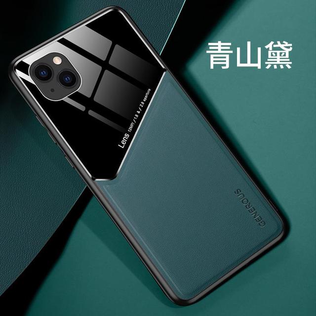 Leather Texture Phone Case Magnetic Lens Camera Protector Case For IPhone 13 12 11 Pro Max 13 12 Mini XR XS Max X 8 7 Plus