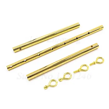 Golden Stainless Steel Adjustable Spreader Bar Set Sex Toy Couple Adult Games Bondage Restraints Slave Sex Swing Handcuffs Ankle 2