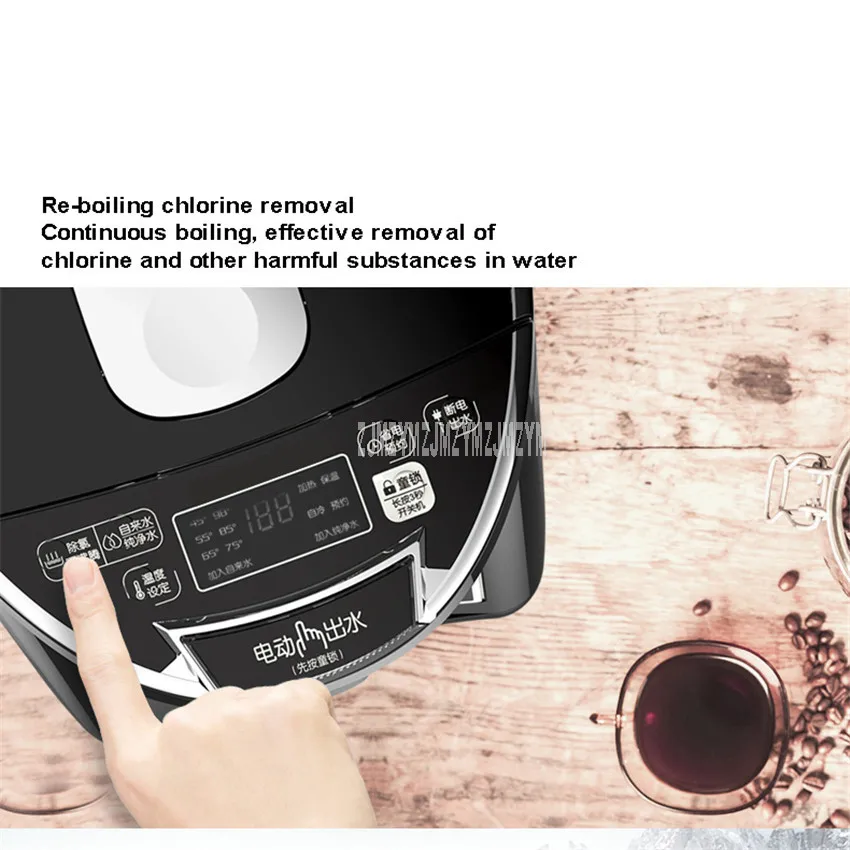 HX-K502D 5L 850W 304 Stainless Steel Automatic Intelligent Electric Air Pot Keep Warm Temperature Control Water Boiler Kettle