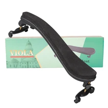 Reposabrazos ajustable para Viola, soporte de esponja suave, acolchada, profesional, accesorios para el hombro, color negro, grueso, 15 y 16 pulgadas