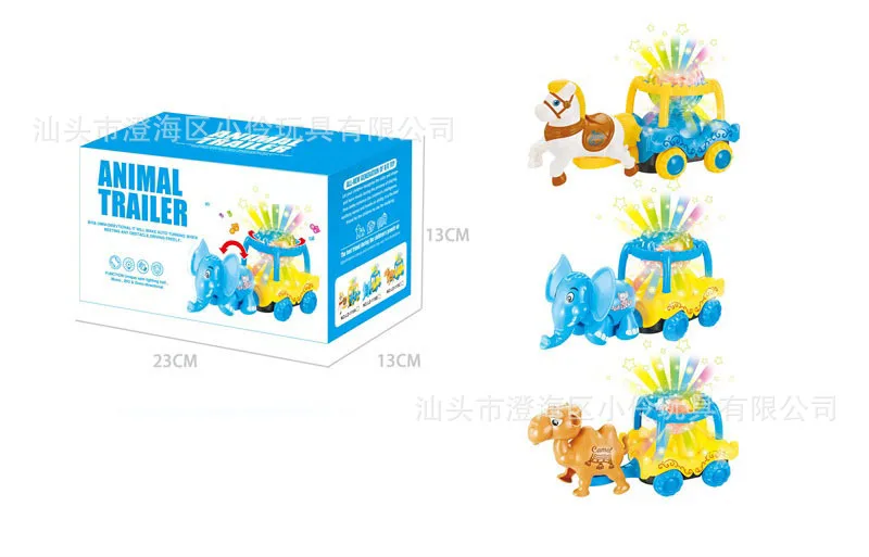 

New Style 3D Light Toy Car Model Electric Universal Rotating Colorful Music Cartoon Car Children Parent And Child Toy