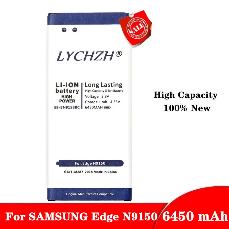 

6450 mah EB-BN915BBC For SAMSUNG GALAXY Note Bordo N9150 Batteria N915K N915L N915S N915 N915X, n915A N915D N915F N915FY